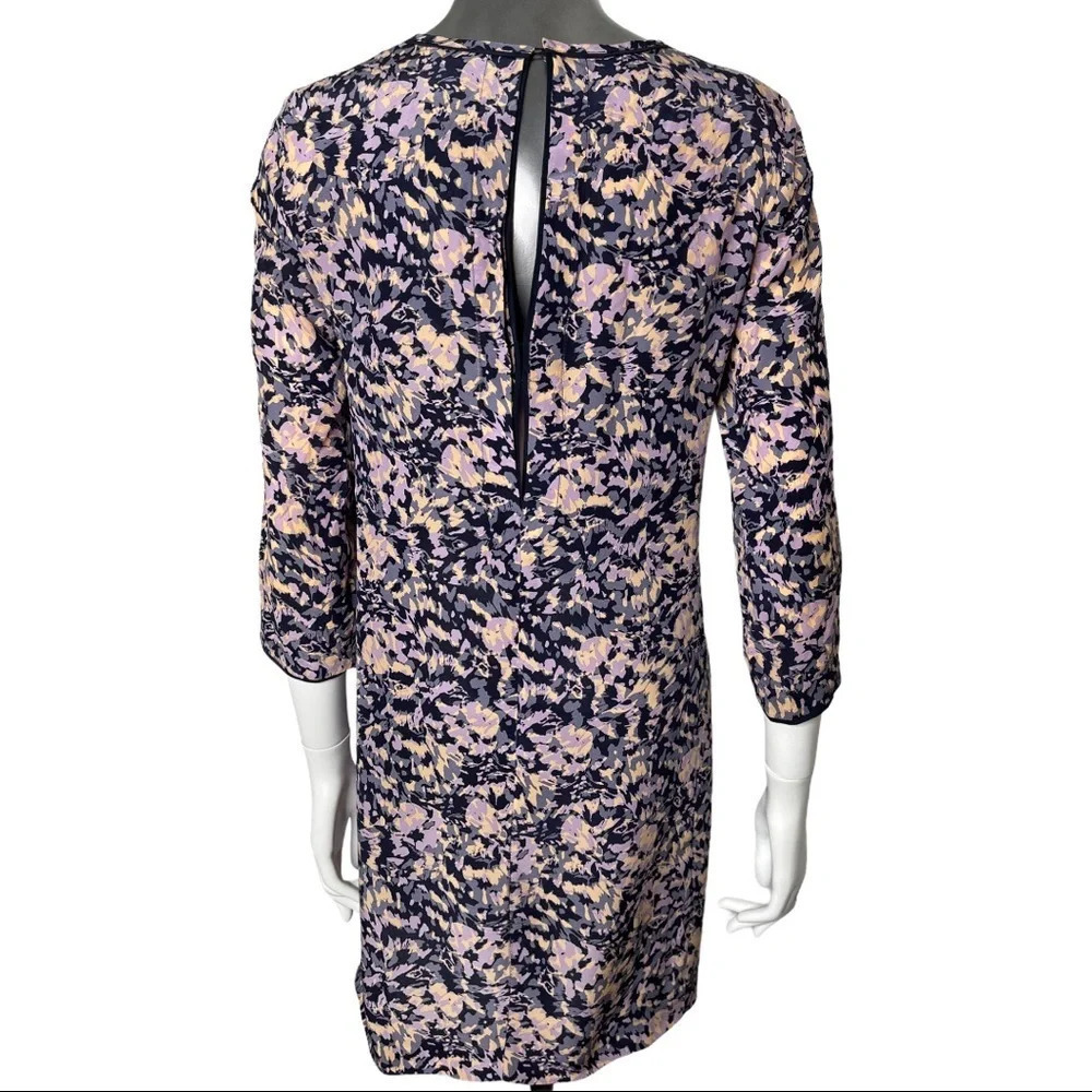 Club Monaco Dress Silk Long Sleeve Sheath Dress Size 00 - Picture 4 of 5